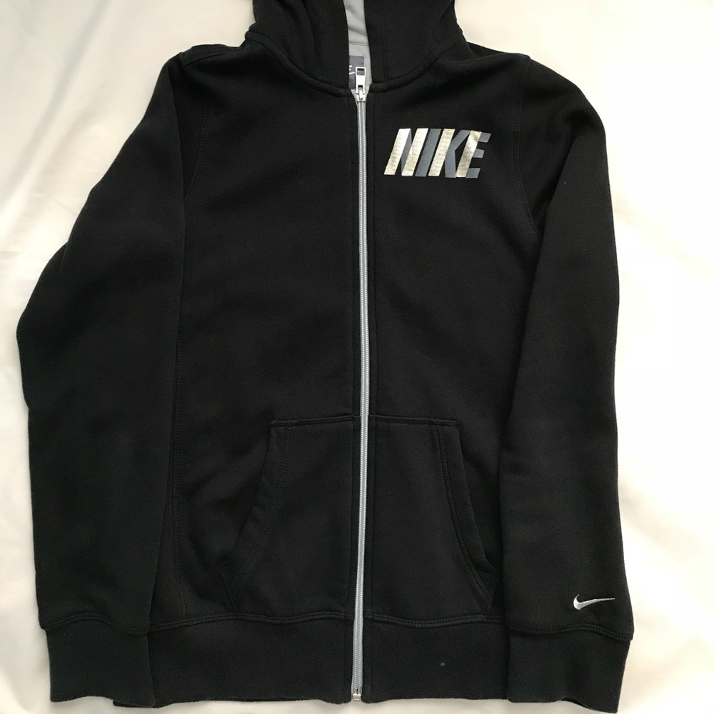 Black Nike Zip-Up Hoodie